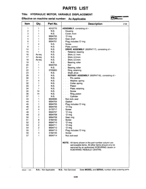 Koehring 20 Inch (Barko) Felling Heads (SN 12101–) Parts Catalog Manual - WC21416221 - Image 4