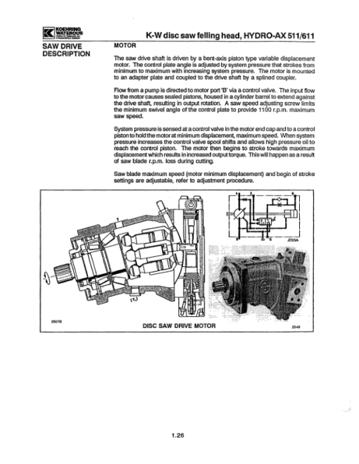 Koehring 20 Inch for Hydro-Ax 511,611 Felling Heads Parts Catalog Manual - WC2141643 - Image 4