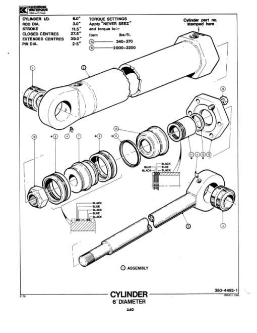 Koehring 20 Inch (Tanguay 221) Felling Heads Parts Catalog Manual - WC2141666 - Image 2