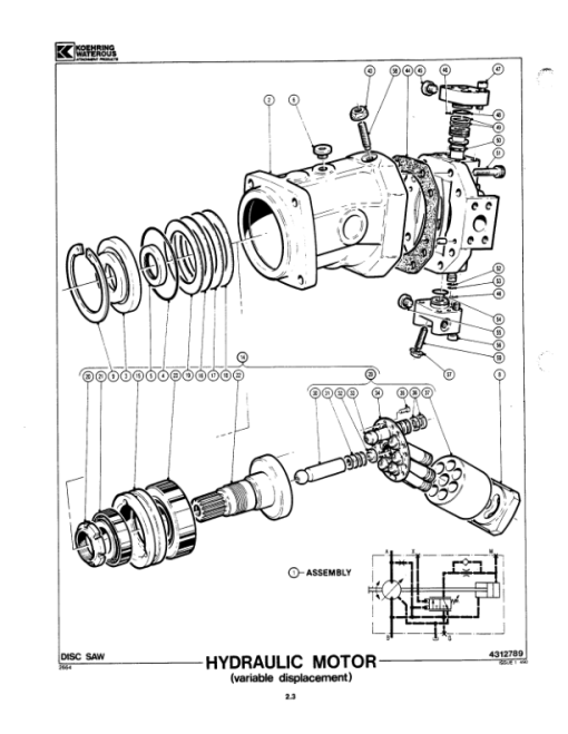 Koehring 16 Inch (Hydro-Ax 411) Felling Heads (SN 68004-) Parts Catalog Manual - WC2141668 - Image 2