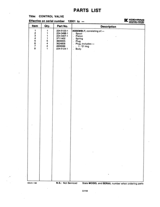 Timberjack 620 Tracked Feller Bunchers (SN 51001-51015) Parts Catalog Manual - WC2621359 - Image 4