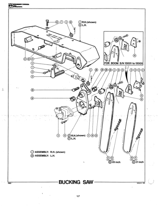 Koehring 266 DL Delimbers (SN 51605 and up) Parts Catalog Manual - WC266DL - Image 2