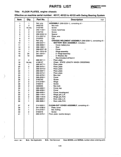 Koehring K3FF Forwarders (SN 40101 and Up) Parts Catalog Manual - WC2681135 - Image 4