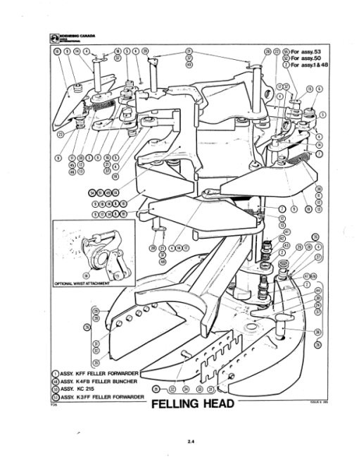 Koehring K3FF Forwarders (SN 40101 and Up) Parts Catalog Manual - WC2681135 - Image 3