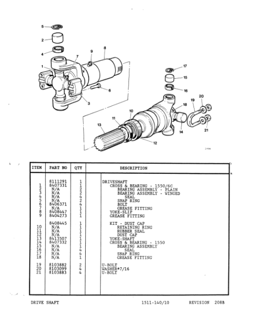 Timberjack C90 Delimbers (SN AA9044-AA9771) Parts Catalog Manual - WC299044 - Image 2