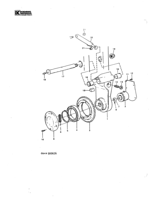 Koehring Waterous J62A with TJ608 Harvesting Heads Parts Catalog Manual - Image 3