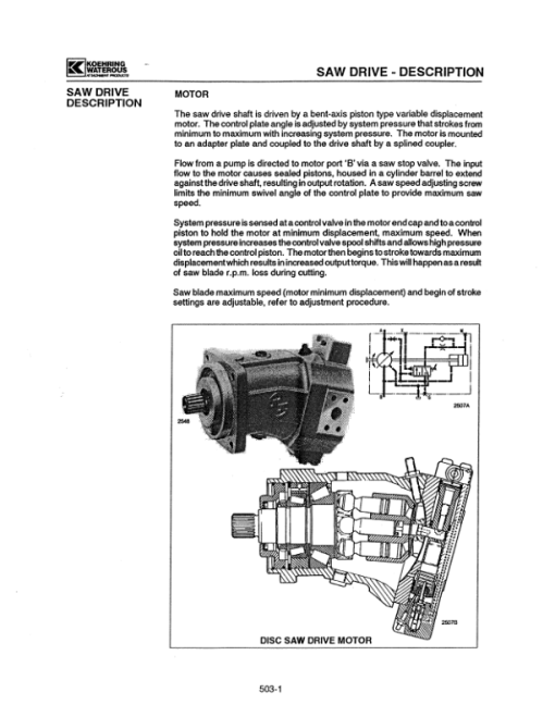 Koehring 18 Inch, 20 Inch (Tigercat) Felling Heads (SN 68110-38279 & 62661-64149) Parts Catalog Manual - Image 4