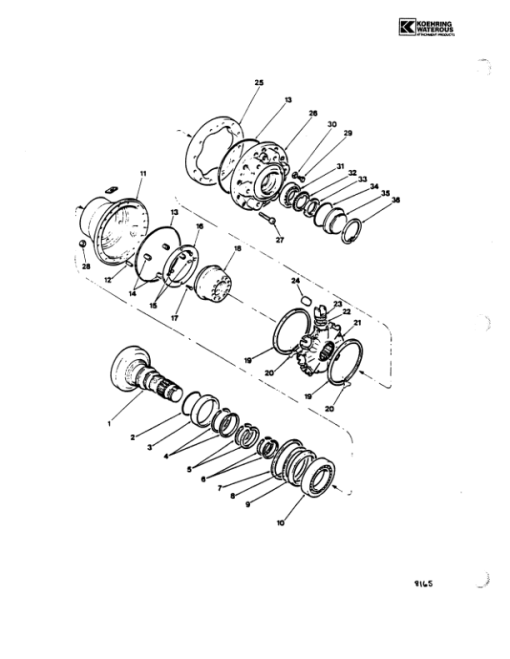 Koehring Waterous 762A Harvesting Heads Parts Catalog Manual - Image 3