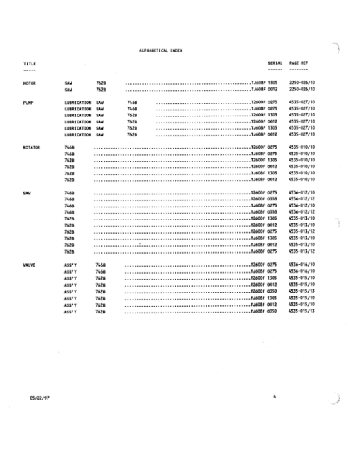 John Deere 746B, 762B Harvesting Heads Parts Catalog Manual - WC701209800 - Image 2