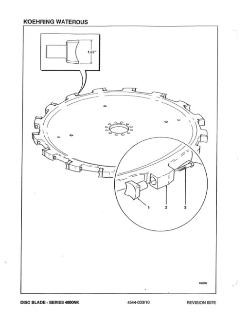 Koehring 16 Inch, 18 Inch, 20 Inch (Hydro-Ax) Felling Heads Parts Catalog Manual - Image 2