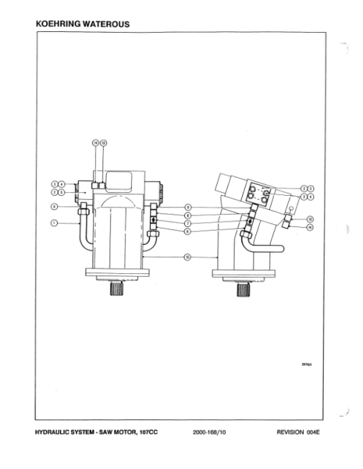 Koehring 18 Inch (Bell) Felling Heads (SN 68166-970775) Parts Catalog Manual - WC701412000 - Image 3