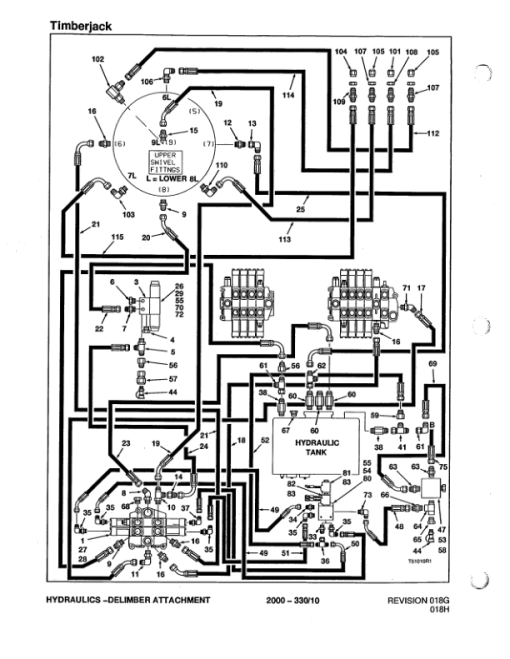 Timberjack 330, 430 Knuckleboom Loader (SN CE1115-) Parts Catalog Manual - Image 3