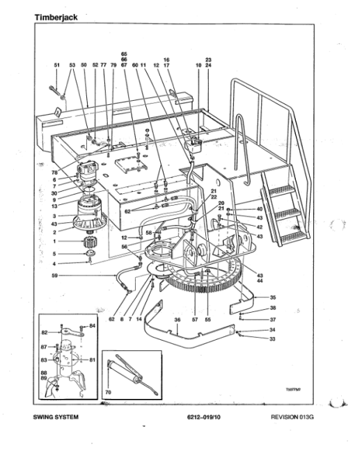 Timberjack 330, 430 Knuckleboom Loader (SN CE1115-) Parts Catalog Manual - Image 2