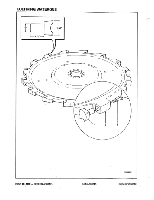 Koehring 20 Inch (Prentice 630) Felling Heads (SN 64150-970775) Parts Catalog Manual - WC701555600 - Image 2