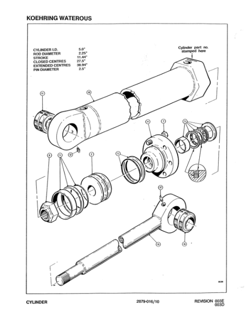 Koehring 20 Inch (Timbco T4000) Felling Heads (SN 64150-970775) Parts Catalog Manual - WC701555700 - Image 2