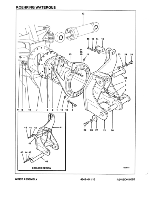 Koehring 20 Inch (Timbco T4000) Felling Heads (SN 64150-970775) Parts Catalog Manual - WC701555700 - Image 3