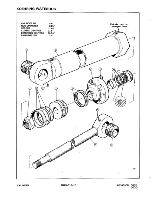 Koehring 18 Inch, 20 Inch (Tigercat) Felling Heads (SN 68280-970775 & 64150-970775) Parts Catalog Manual - Image 3