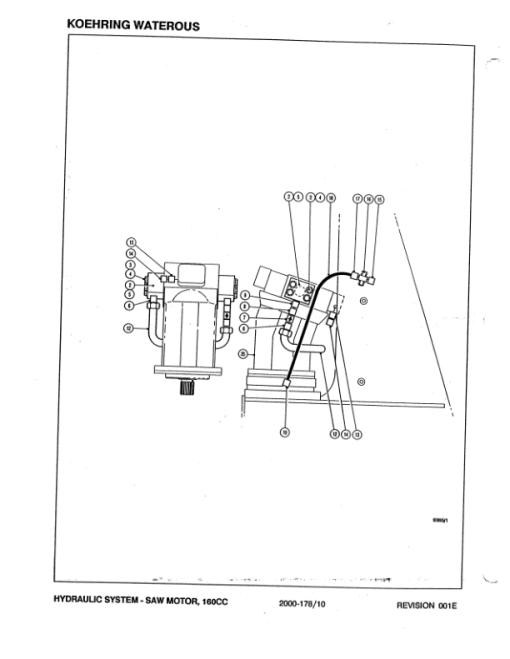 Koehring 18 Inch, 20 Inch, 22 Inch, 24 Inch Felling Heads (SN 603001 to 970775) Parts Catalog Manual - Image 3