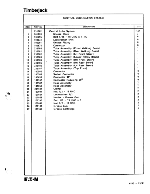 John Deere Timberjack 230 Forwarders (SN 790513-791462) Parts Catalog Manual - WC791429 - Image 2