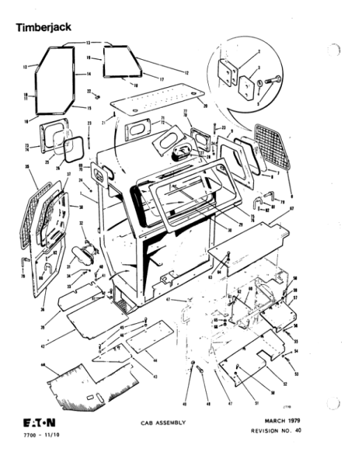 Timberjack 30FB, 30HAR, RW30, TJ30 Harvester Parts Catalog Manual - Image 2