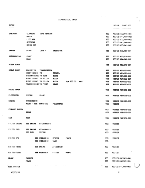 Timberjack 933, 933C Clambunk (SN 933123–933154) Parts Catalog Manual - WC933123 - Image 4