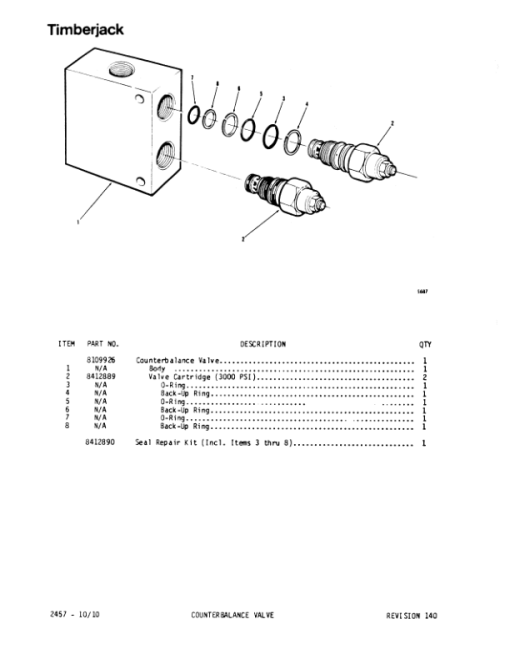 John Deere T25, 2515, 2518, 2520 Tracked Feller Bunchers (SN C95054–C96029) Parts Catalog Manual - WCC95054 - Image 3