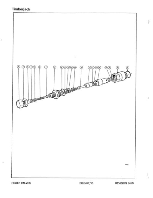 Timberjack 2618, 2628 Tracked Feller Bunchers (SN CI9154-987403) Parts Catalog Manual - WCF276801 - Image 2