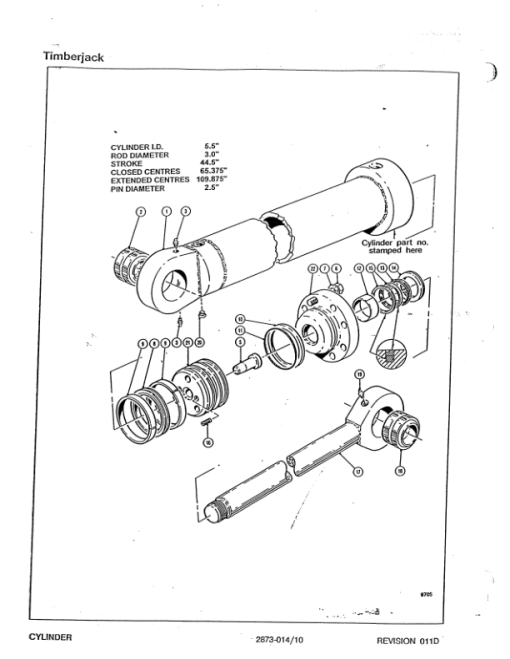 Timberjack 2618, 2628 Tracked Feller Bunchers (SN CI9154-987403) Parts Catalog Manual - WCF276801 - Image 4