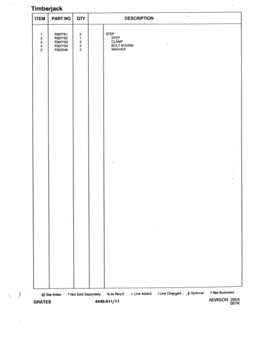 Timberjack 610 Forwarders (SN 973070 - 983334) Parts Catalog Manual - WCF285633 - Image 3