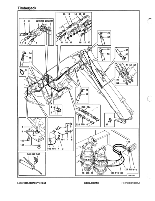 Timberjack 850 Tracked Feller Bunchers (SN 969125-10BA1271) Parts Catalog Manual - WCF287195 - Image 4