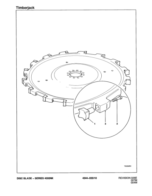 Timberjack S547 Felling Heads (SN 980779-999999) Parts Catalog Manual - WCF289015 - Image 3