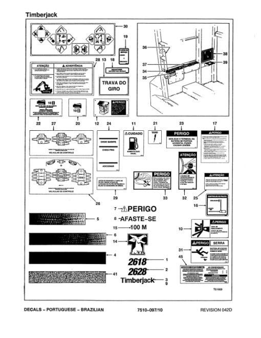 John Deere 2618, 2628 Tracked Feller Bunchers (SN 997416- ) Parts Catalog Manual - WCF291072 - Image 2