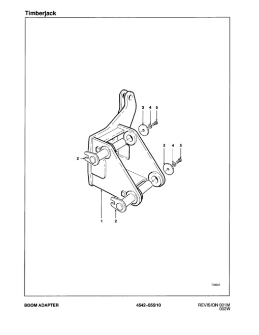 Timberjack S586 Felling Heads (SN 980812-) Parts Catalog Manual - WCF291195 - Image 2