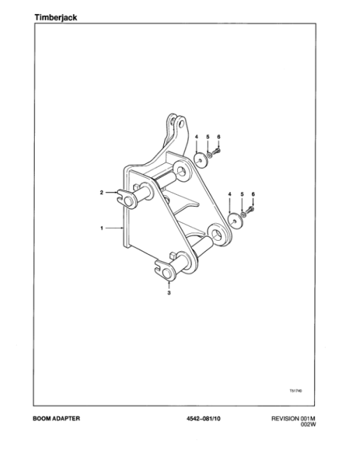 Timberjack S586 Felling Heads (SN 980812-) Parts Catalog Manual - WCF291195 - Image 3