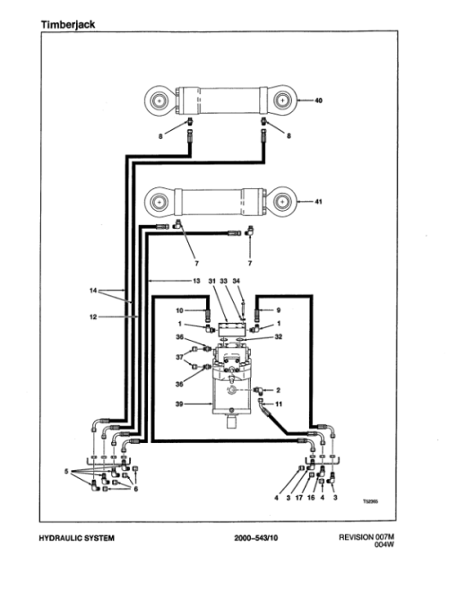 Timberjack D536 Felling Head (SN 980001-10BC1599) Parts Catalog Manual - WCF291297 - Image 3