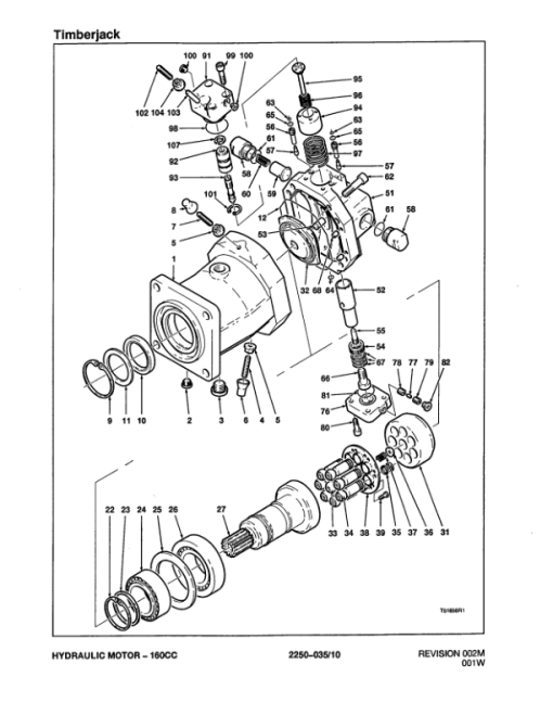 Timberjack D536 Felling Head (SN 980001-10BC1599) Parts Catalog Manual - WCF291297 - Image 4