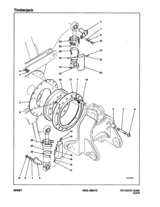 Timberjack S567 Stt Disc Saw Felling Heads (SN 10BC1594-10BC1899) Parts Catalog Manual - WCF294949 - Image 3