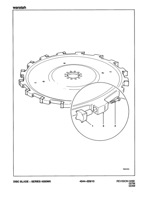 John Deere FD120 Dtt Disc Saw Felling Heads (SN 10BC1327-10BC1862) Parts Catalog Manual - Image 4