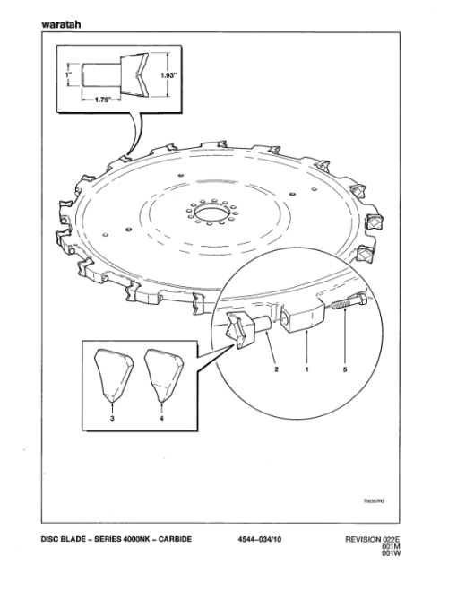 John Deere FS120 Felling Heads (SN 10BC1327-10BC1862) Parts Catalog Manual - WCF295105 - Image 2