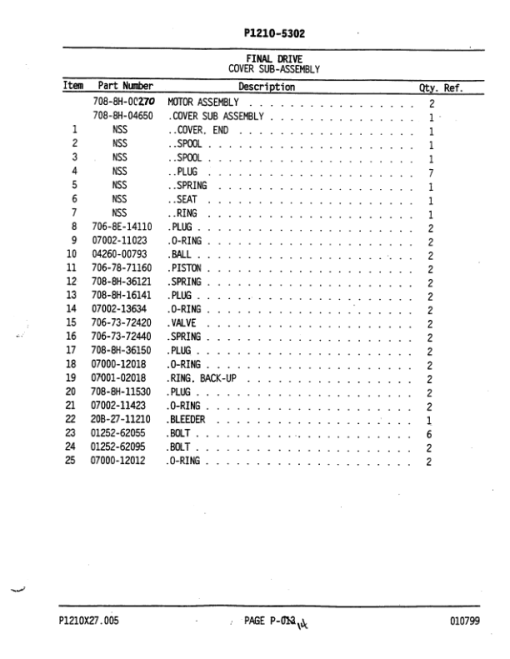 John Deere Timberjack 835 Knuckleboom Loader (SN 90CK4013, 90CK4015, 90CK4018, 90CK4019) Parts Catalog Manual - Image 4