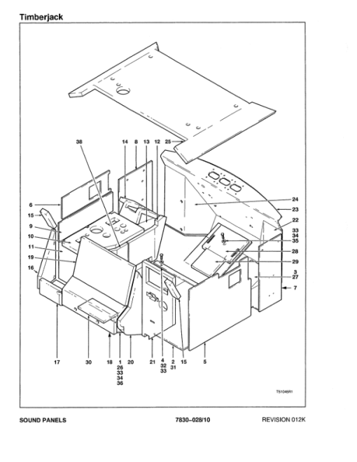 Timberjack 610 Forwarders Parts Catalog Manual - WCF435213 - Image 4