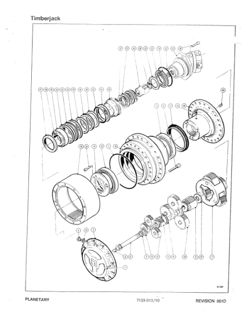 Timberjack Tracked Feller Bunchers (SN 52701, OCT/96) Parts Catalog Manual - WCF435214 - Image 2