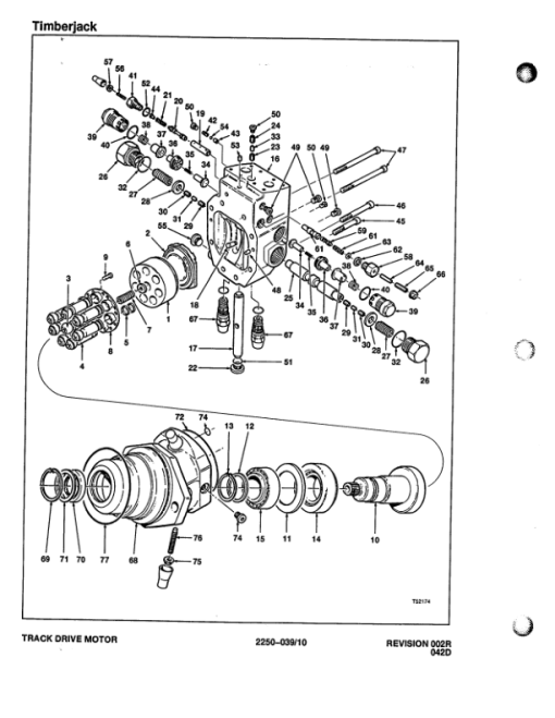 Timberjack 608 Tracked Feller Bunchers (SN Woodstock Build up to 10BA1046) Parts Catalog Manual - WCF435216 - Image 2