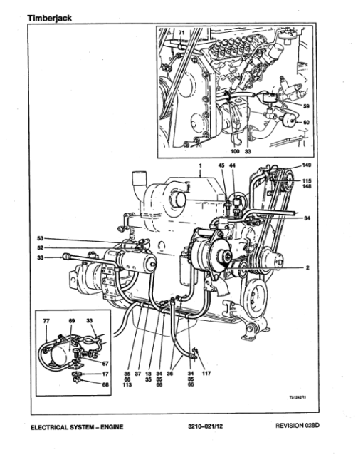 Timberjack 608 Tracked Feller Bunchers Parts Catalog Manual - WCSCR3001 - Image 3