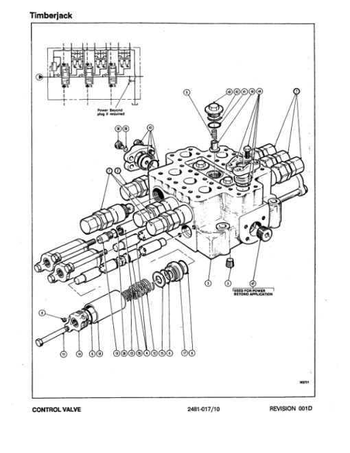 John Deere 2628 Tracked Feller Bunchers Parts Catalog Manual - WCSCR3002 - Image 3