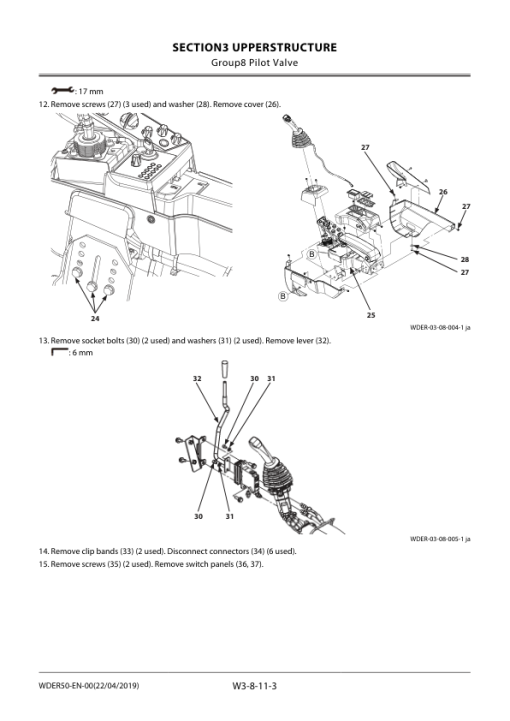 Hitachi ZX85USB-6 Excavator Service Repair Manual - Image 3