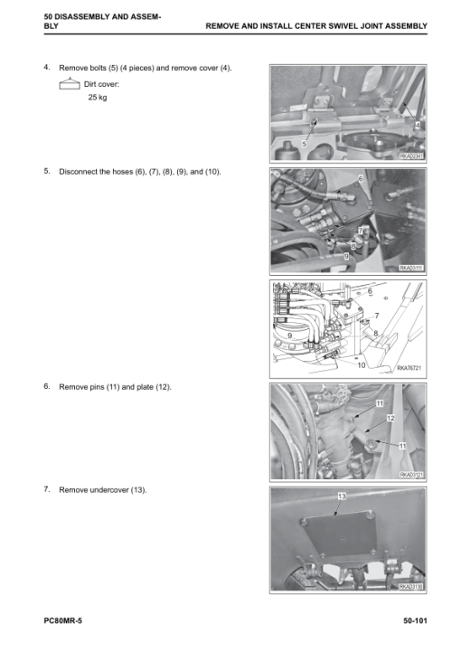 Komatsu PC80MR-5 Excavator Service Repair Manual - Image 4