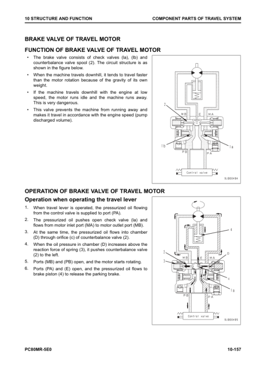 Komatsu PC80MR-5E0 Excavator Service Repair Manual - Image 4