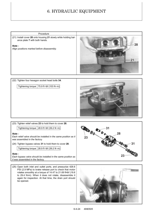 Yanmar SV100 Excavator Service Repair Manual - Image 4