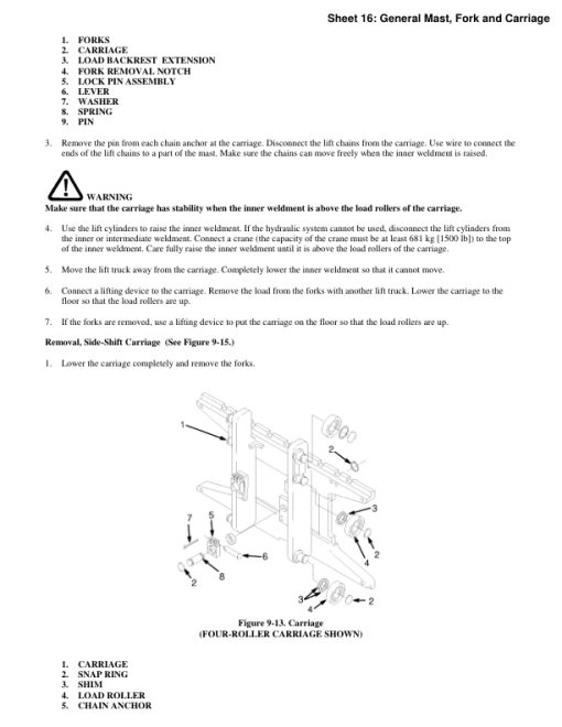 Yale ERC030AF, ERP030AF, ERC040AF, ERP040AF Forklift A814 Service Repair Manual - Image 3